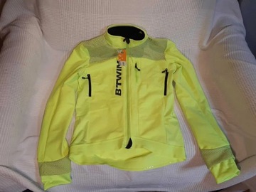 Kurtka rowerowa B'Twin 700 Fluo rozmiar M 