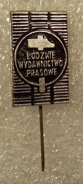 Odznaka Przypinka   Łódzkie Wydawnictwo Prasowe