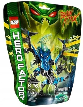 LEGO 44009 HERO FACTORY DRAGON BOLT NOWE