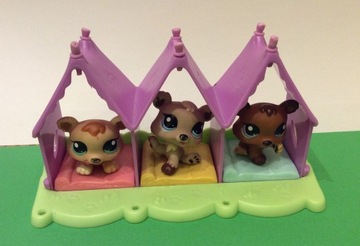 LittlestPetshop misie zestaw + domek