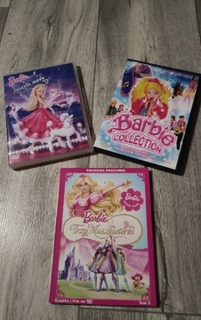 Bajki dvd Barbie, zestaw 
