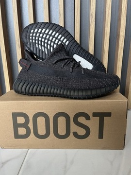 Buty adidas Yeezy 350V2 black reflective 45 1/3 44