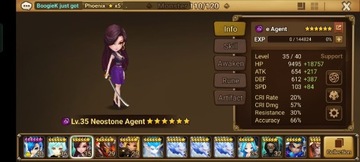 Summoners War 1xLD (Sylvia Dark Neo) starter