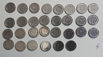 10gr groszy 1990-2023 zestaw monet obiegowych(4)