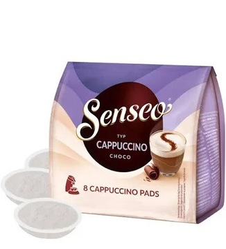 Kawa Senseo cappuccino Choco 8 saszetek z Niemiec 