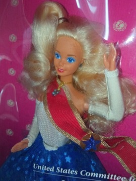 Lalka Barbie Unicef Mattel 1989