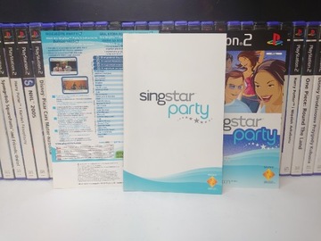 Singstar Party PL OKŁADKA KSIĄŻECZKA PS2