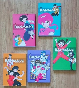 Manga "Ranma 1/2" tomy 1-5; Rumiko Takahashi