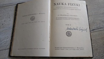 Nauka Fizyki Tom II i Tom III Podręcznik Natanson Zakrzewski