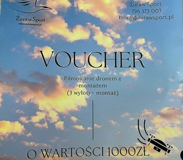 Voucher - filmowanie dronem + montaż