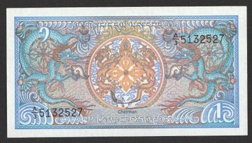 Bhutan 1 ngultrum 1986 - A3 - stan bankowy UNC