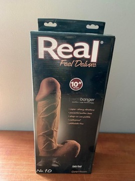 REALISTYCZNY WIBRATOR REAL FEEL DELUXE 10 BROWN