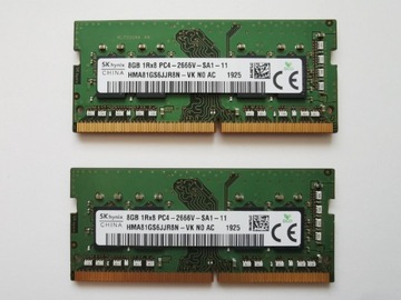 SK Hynix 2x8GB SO-DIMM DDR4 2666MHz HMA81GS6JJR8N