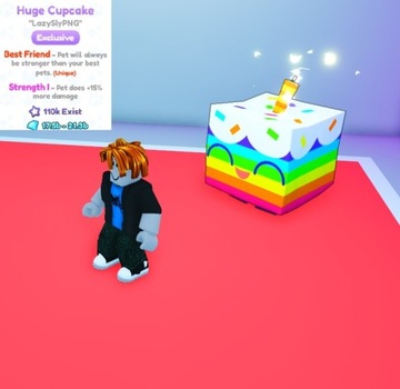 ROBLOX Huge CUPCAKE Pet Simulator X PSX GEMS