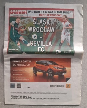 Śląsk Wrocław  - Sevilla FC Liga Europy