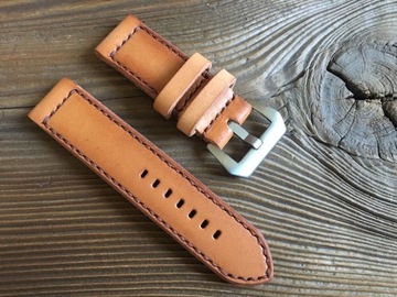 Pasek do zegarka Panerai handmade skórzany 24 mm