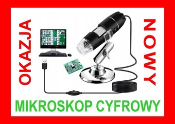 MIKROSKOP USB, KAMERA, LUPA - 2Mpx pow. do 1600x