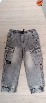 Spodnie jeansowe baggy r.92