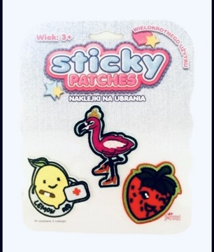 Naklejki na ubrania, plecak torebkę Sticky Patches