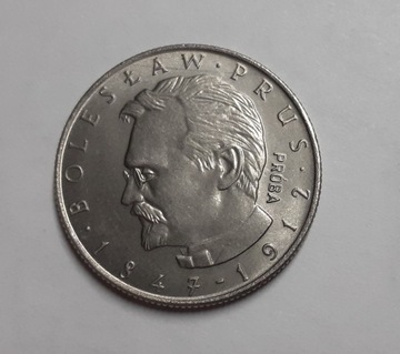 Próba Niliel 10 złotych 1975 Bolesław Prus stan 1