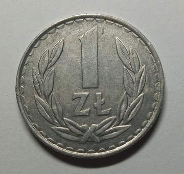 Monety PRL 1 złoty 1986 ,87 ,88   4 sztuki