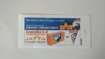 Bilet Gwarek Ornontowice - Górnik Zabrze