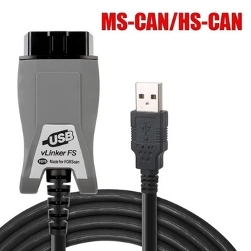 VLinker FS USB ForScan Ford Mazda FEPS HS MS CAN