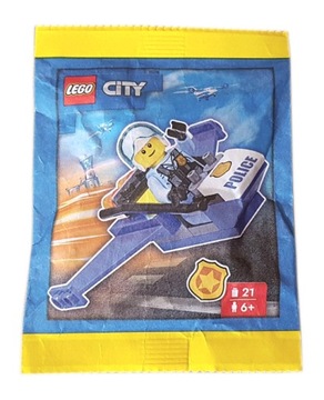LEGO City Minifigure Polybag - Policeman with Jet #952307