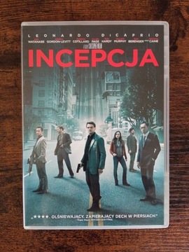 Incepcja DVD Leonardo DiCaprio Nolan stan idealny