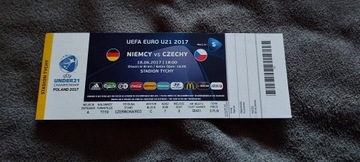 Bilet Kolekcjonerski Niemcy - Czechy