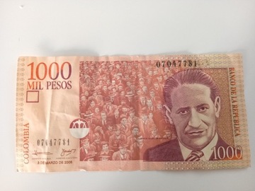 Banknot - KOLUMBIA