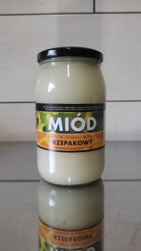 Miód rzepakowy 1.2kg naturalny od pszczlarza smart