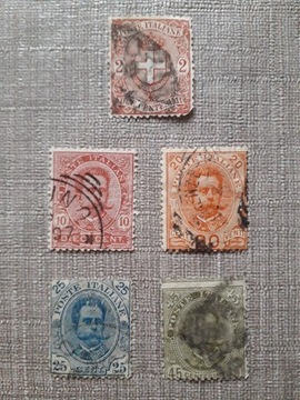Włochy 1893 - 1897 seria 