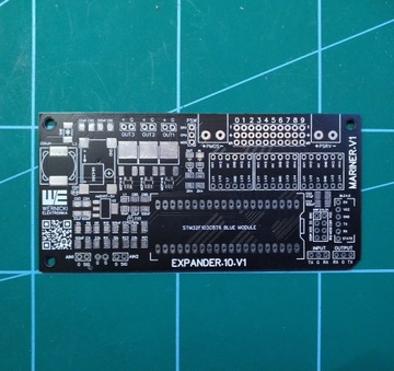 Płytka odbiornika z nRF24L01 STM32 Arduino