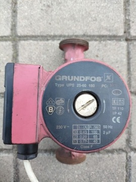 Pompa obiegowa do CO,Grundfos Typ;UPS 25-60,180
