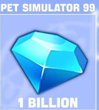 1 B BILION GEMS/GEMÓW  pet Simulator 99