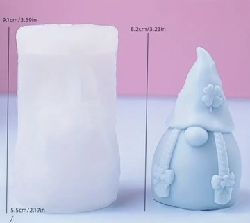 Forma silikonowa do wyrobu świec/ mydeł 