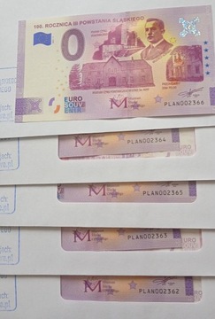 0 euro - 100 rocznica III powstania śląskiego