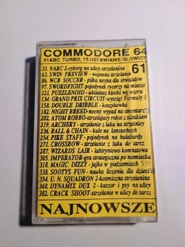 WALDICO 61 Najnowsze - kaseta Commodore 64
