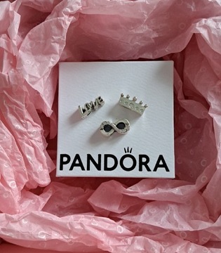 Pandora Reflexions charms klips klipsy 