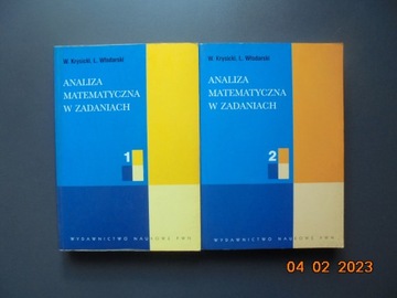 Analiza matematyczna w zadaniach, tom I i II