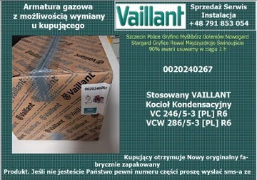 Armatura gazowa Vaillant 0020240267 zespół gazowy