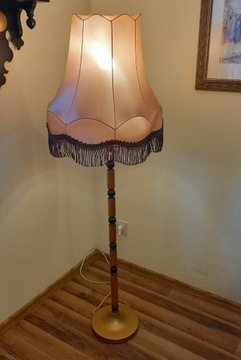 Lampa stojąca podłogowa 2 klosze