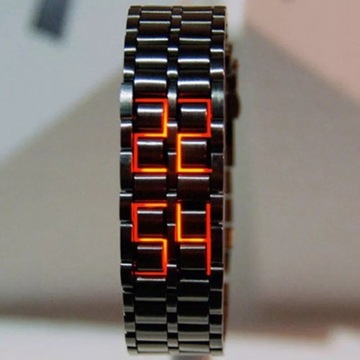 Zegarek SKMEI binarny bransoleta elektroniczny LED
