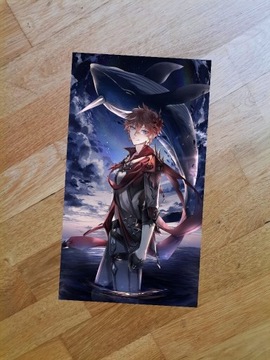 Plakat 21x29cm Genshin Impact anime manga unikat