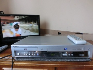 Combo DVD/VCR SAMSUNG z pilotem