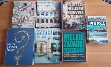 Zestaw książek x 7 - Historia sztuki x 2 i inne