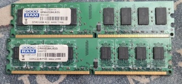 Pamięć RAM GoodRam DDR2, 2 GB, 800MHz, CL6