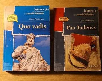 Pan Tadeusz, Quo vadis. Lektury klasa 8