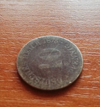 Moneta 10 fenigów 1875r Niemcy